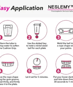 NESLEMY™ Thermoplastic Denture Adhesive