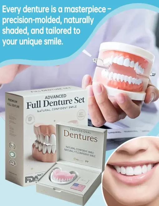 NESLEMY™-🦷Advanced Customized Full Denture Set