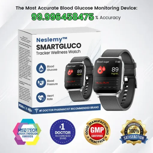 NESLEMY™ SmartGluco Tracker Wellness Watch