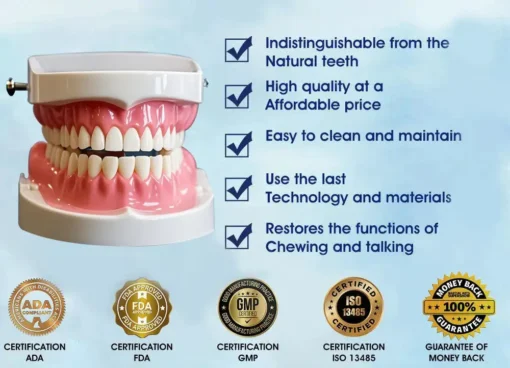 NESLEMY®-🦷Advanced Customized Full Denture Set