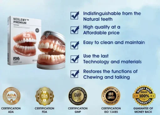 NESLEMY™ - Advanced Full Denture Set🦷