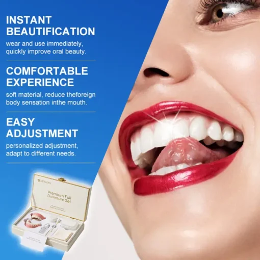 NESLEMY™ --Advanced Customized Full Denture Set