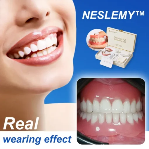 NESLEMY™ --Advanced Customized Full Denture Set