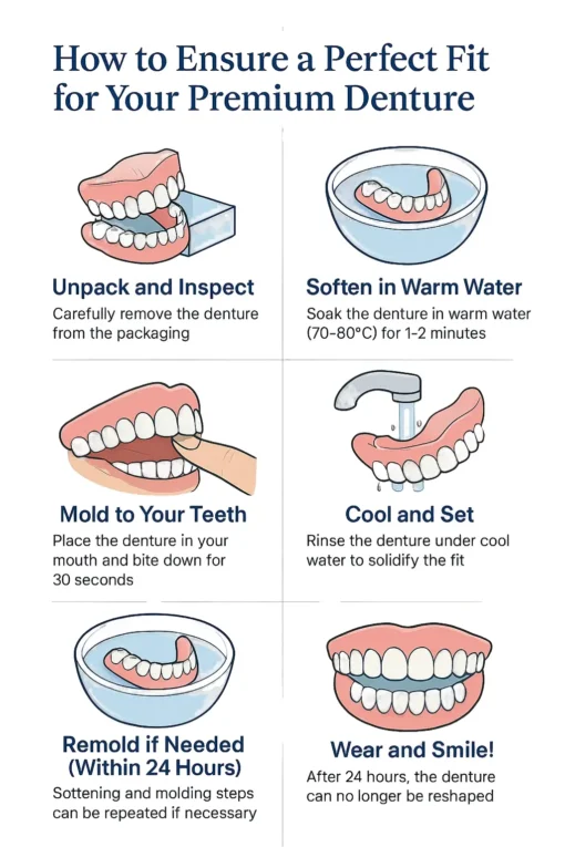 NESLEMY™ Advanced Customized Full Denture Set