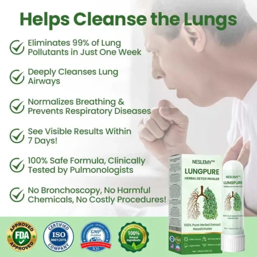 NESLEMY™ LungPure Herbal Detox Inhaler