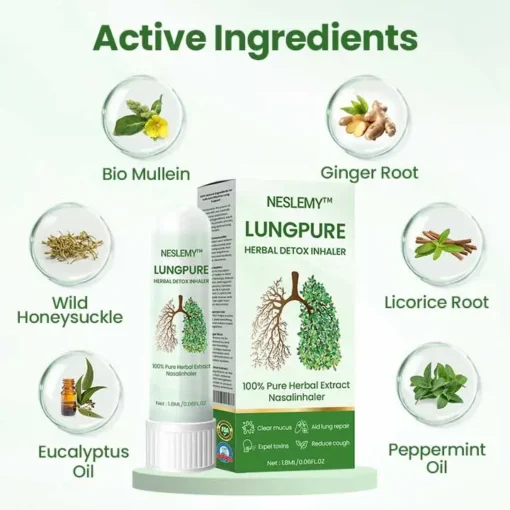NESLEMY™ LungPure Herbal Detox Inhaler