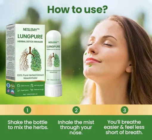 NESLEMY™ LungPure Herbal Detox Inhaler
