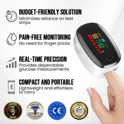 Neslemy™ SugarSense High-Precision Glucose Monitoring Device