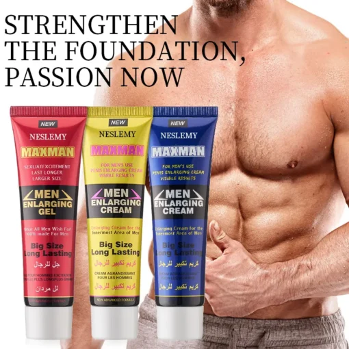 NESLEMY" Men's enlargement massage cream gel private care
