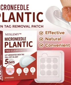 NESLEMY® MicroNeedle Plantic Tag-Clear Patch