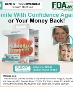 NESLEMY™ Natural Fit Full Denture Set