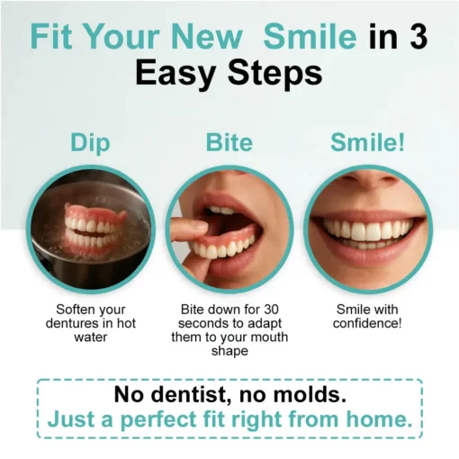NESLEMY™ Natural Fit Full Denture Set