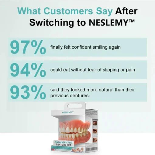 NESLEMY™ Natural Fit Full Denture Set