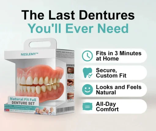 NESLEMY™ Natural Fit Full Denture Set