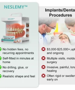 NESLEMY™ Natural Fit Full Denture Set