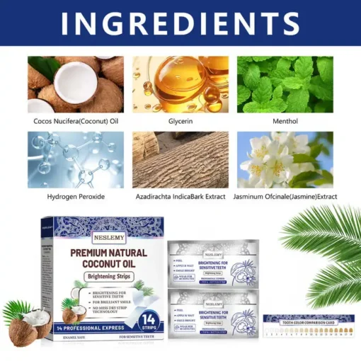 NESLEMY™Coconut Whitening Strips
