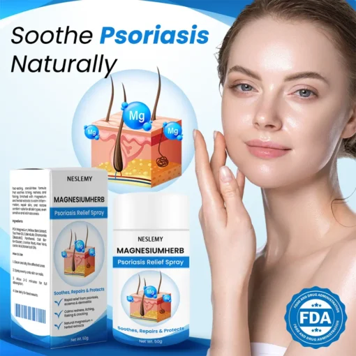 NESLEMY® MagnesiumHerb Psoriasis Relief Cream