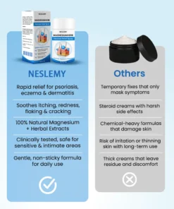 NESLEMY® MagnesiumHerb Psoriasis Relief Cream