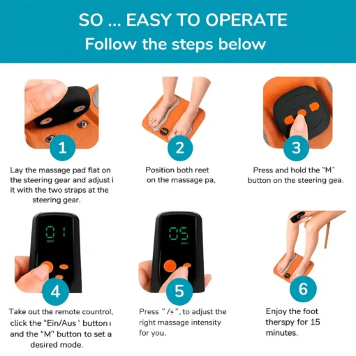 NESLEMY™ NMES Foot Stimulator – Relieve Nerve Pain, Tingling & Numbness Naturally
