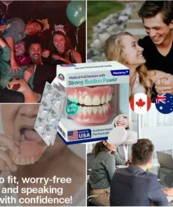 Neslemy® Medical Full Denture with Strong Suction