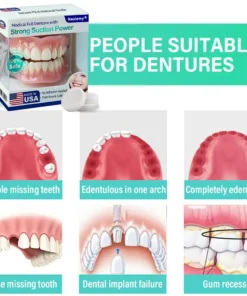 Neslemy® Medical Full Denture with Strong Suction
