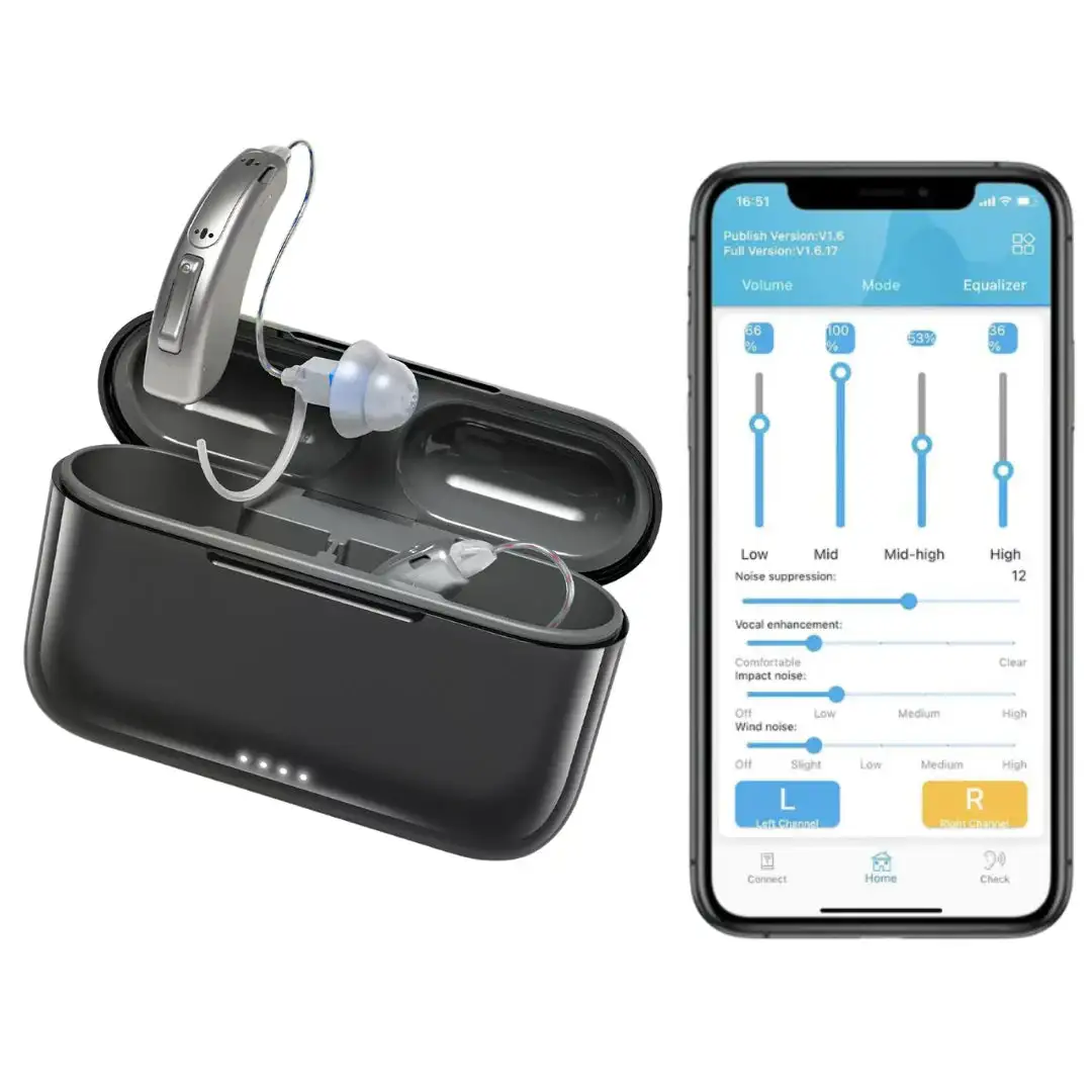 NESLEMY™ Smart, Self-Fitting Bluetooth Hearing Aids (App Controlled)