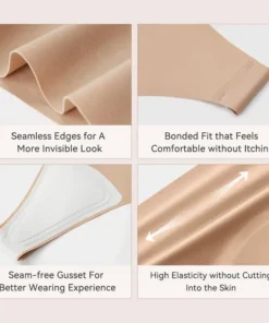 NESLEMY Camel Toe Cover Thongs for Women