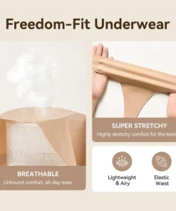 NESLEMY Camel Toe Cover Thongs for Women