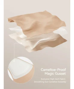 NESLEMY Camel Toe Cover Thongs for Women