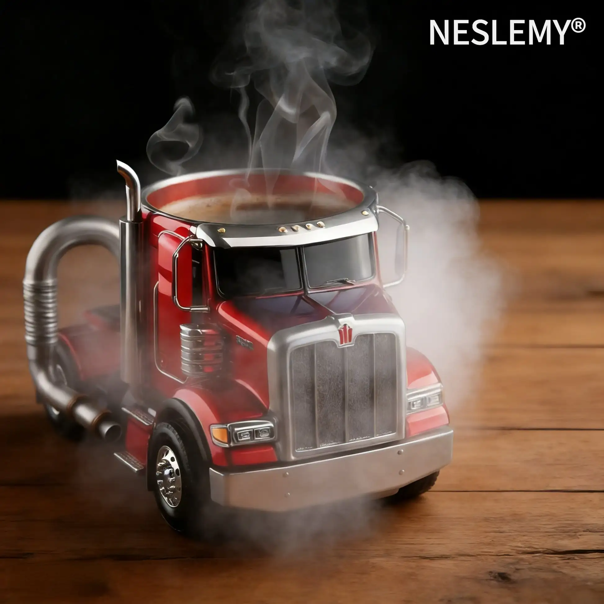 NESLEMY® 3D Semi-Truck Coffee Mug