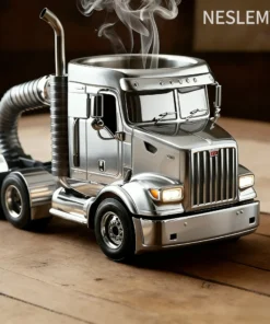 NESLEMY® 3D Semi-Truck Coffee Mug Game Day Favorite