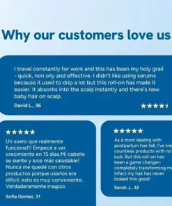 NESLEMY Advanced Hair Growth Roll‑On Serum