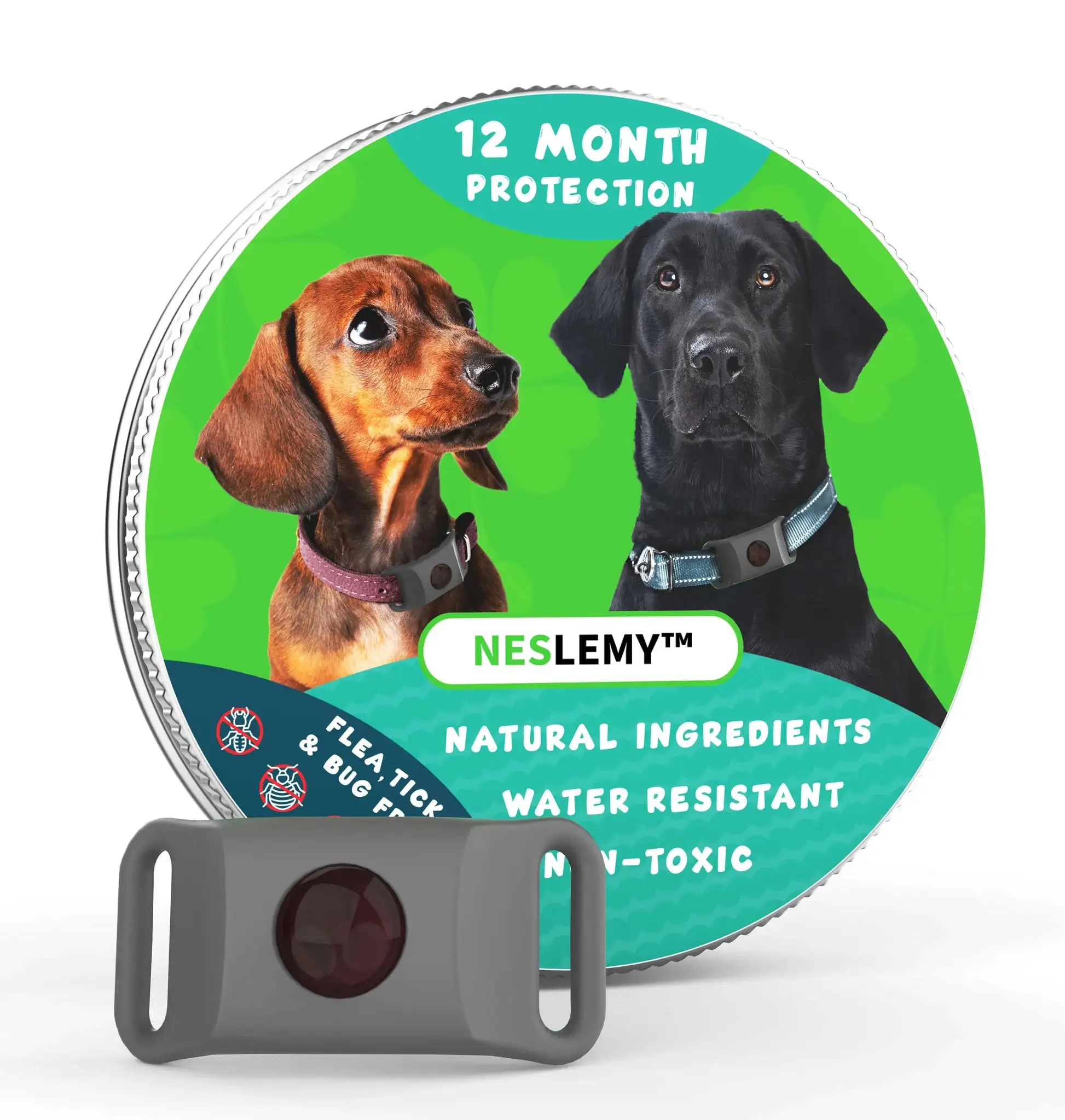NESLEMY™ 12Month Natural Flea Tick Protection Pendant