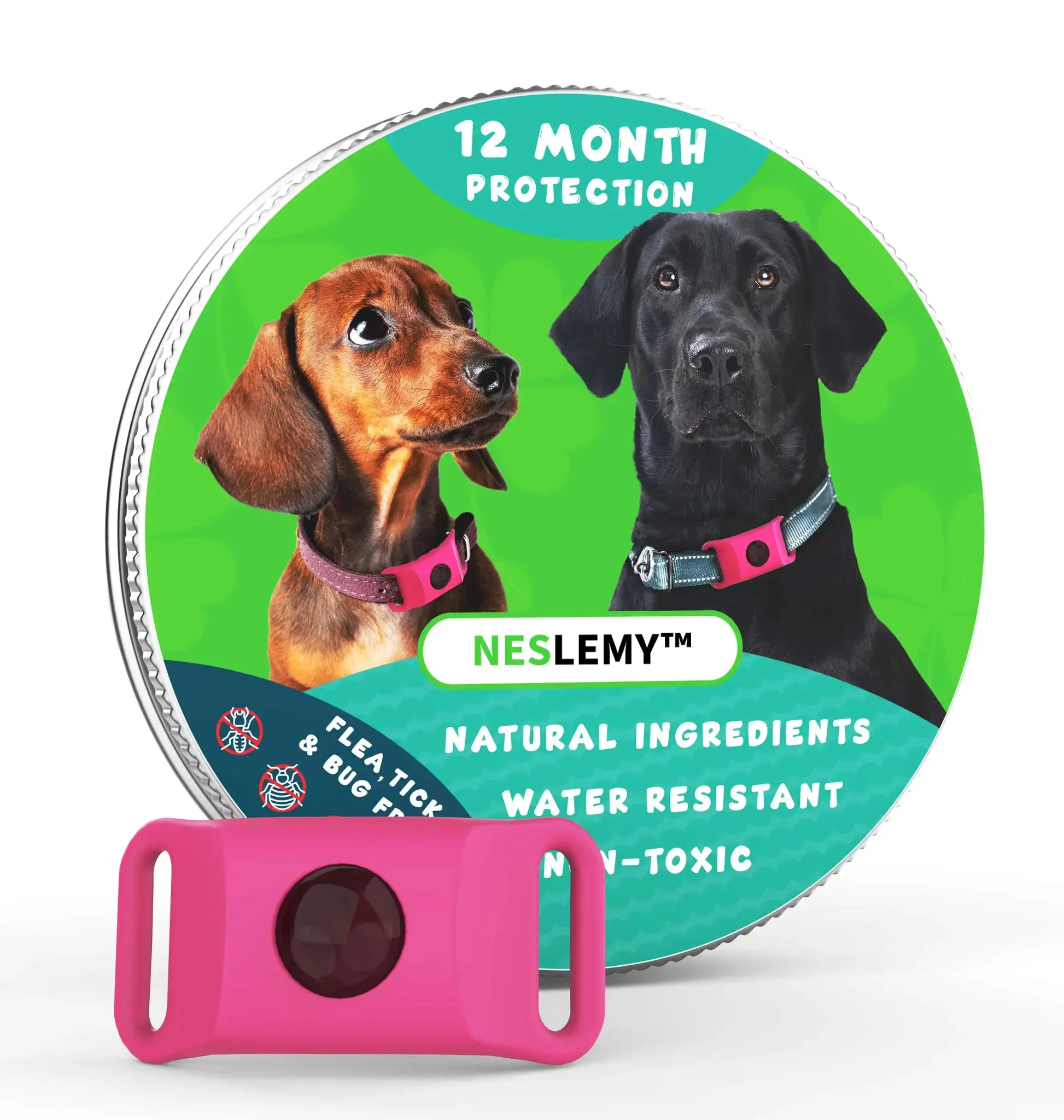 NESLEMY™ 12Month Natural Flea Tick Protection Pendant
