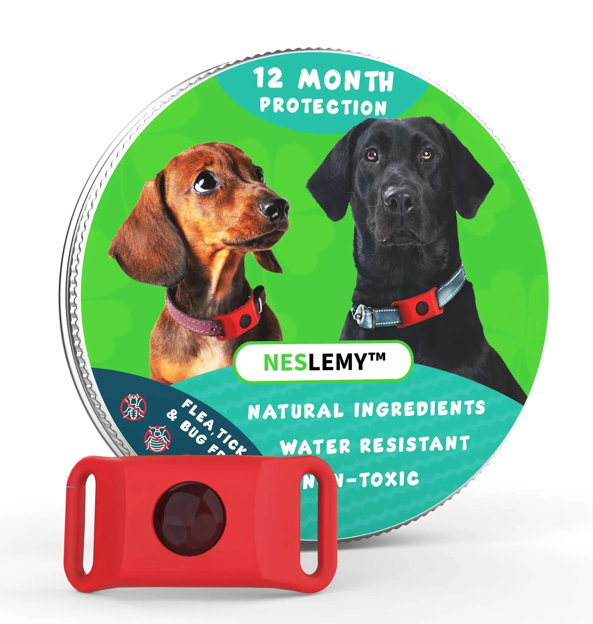 NESLEMY™ 12Month Natural Flea Tick Protection Pendant