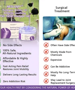 NESLEMY™ Pain Relief Gel With Turmeric Emu Oil for Arthritis Joint Support