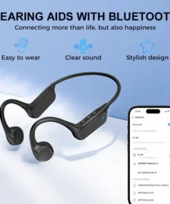 NESLEMY™ Bone Conduction Smart Hearing Aid Bluetooth Earphones(App Controlled)