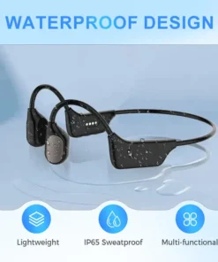 NESLEMY™ Bone Conduction Smart Hearing Aid Bluetooth Earphones(App Controlled)