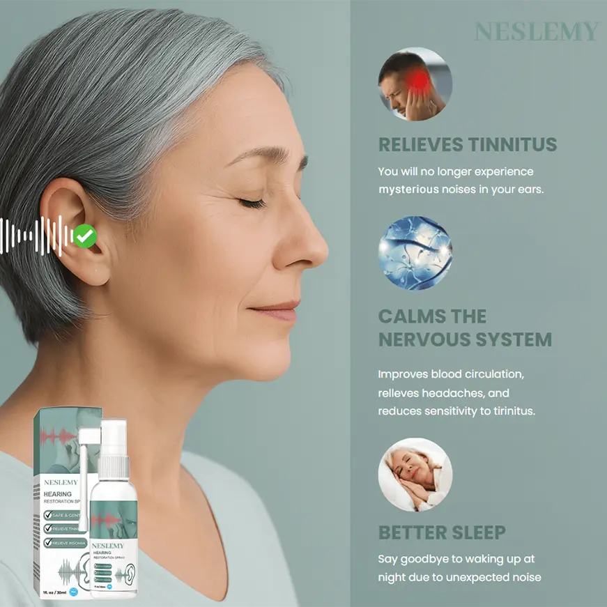NESLEMY™ Restore hearing and reduce tinnitus by up to 94 within the first week