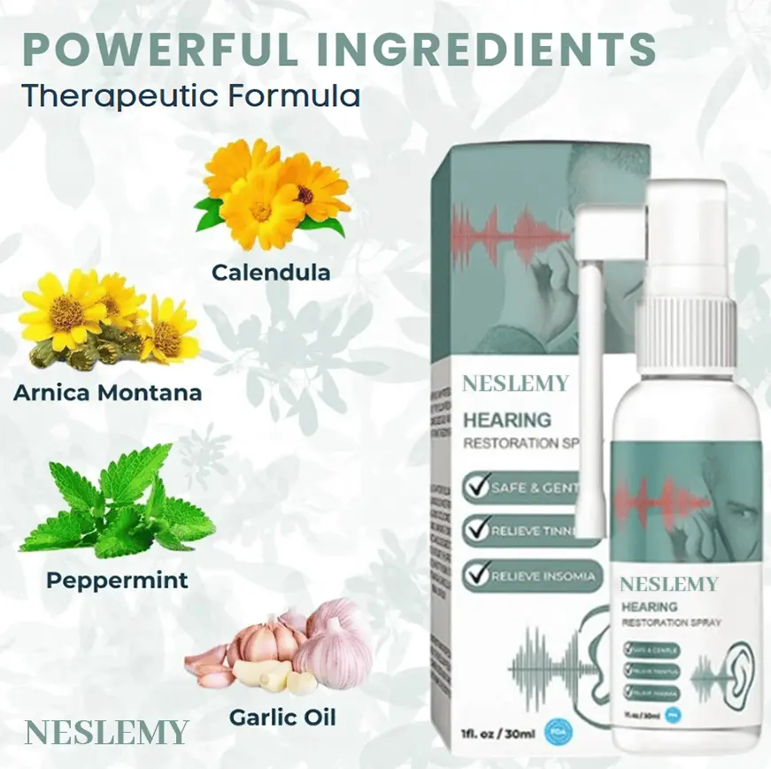 NESLEMY™ Restore hearing and reduce tinnitus by up to 94 within the first week