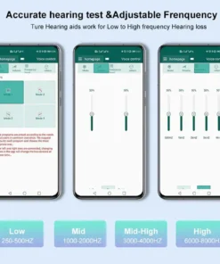 NESLEMY™ Smart AI Hearing Aids with Magnetic Charging – Self-Fitting & App Controlled
