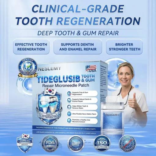 NESLEMY® Tideglusib Fast‑Dissolving Tooth & Gum Repair Oral Strips