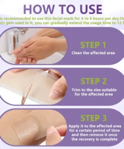 NESLEMY® Soluble Microneedle Botanical Skin Tag Removal Patch