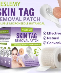 NESLEMY® Soluble Microneedle Botanical Skin Tag Removal Patch
