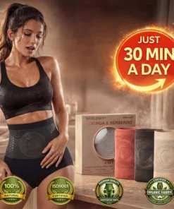 NESLEMY® 𝐌𝐨𝐫𝐢𝐧𝐠𝐚 & 𝐁𝐞𝐫𝐛𝐞𝐫𝐢𝐧𝐞 4‑In‑1 Micro‑Particle Sculpting & Fat‑Burn Shorts