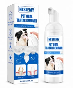NESLEMY Pet Dental Tartar Care Spray for Dogs & Cats