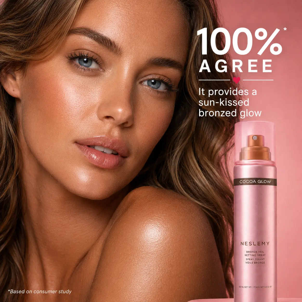 NESLEMY Bronze Veil Waterproof Setting Spray