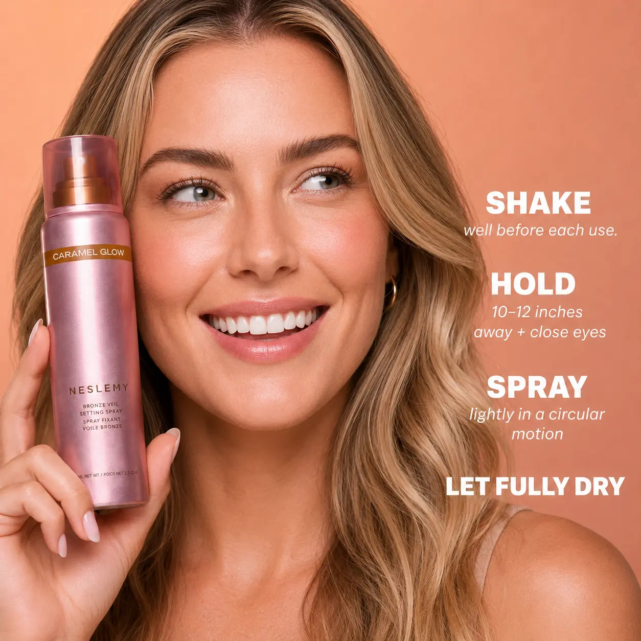 NESLEMY Bronze Veil Waterproof Setting Spray
