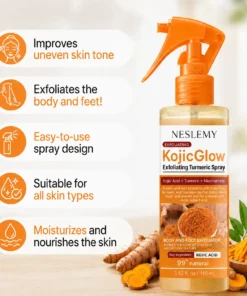 NESLEMY® KojicGlow Exfoliating Turmeric Spray