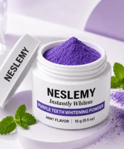 NESLEMY Purple Teeth Whitening Powder